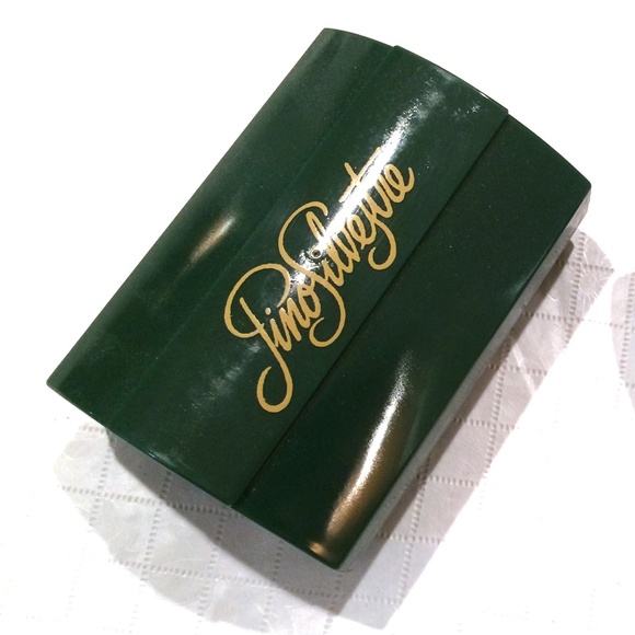 NWOT - Vintage Pino Silvestre elegant dark green soap bar container - Picture 1 of 1